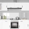 Virtuvės atbraila 2 pcs Skaidrus 100 x 50 cm grūdintas stiklas