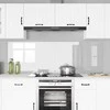 Virtuvės atbraila 2 pcs Skaidrus 90 x 60 cm grūdintas stiklas