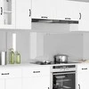 Virtuvės atbraila 2 pcs Skaidrus 90 x 60 cm grūdintas stiklas
