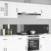 Virtuvės atbraila 2 pcs Tamsiai pilka 110 x 40 cm