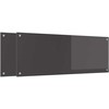Virtuvės atbraila 2 pcs Tamsiai pilka 110 x 40 cm