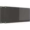 Virtuvės atbraila 2 pcs Tamsiai pilka 100 x 50 cm