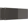 Virtuvės atbraila 2 pcs Tamsiai pilka 100 x 40 cm