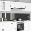 Virtuvės atbraila 2 pcs Tamsiai pilka 110 x 50 cm