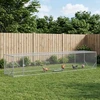 Vištų kiemas Sidabrinė 500 x 100 x 100 cm Galvanizuotas plienas
