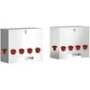 Vištų lesykla 2 pcs Sidabro 60,5 x 29 x 51 cm Cinkuota plienas