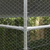 Vištų narvas 4 pcs Sidabro 800 x 200 x 200 cm Cinkuota plienas