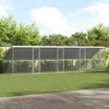 Vištų narvas 4 pcs Sidabro 800 x 200 x 200 cm Cinkuota plienas