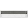 Vištų narvas 4 pcs Sidabro 800 x 200 x 200 cm Cinkuota plienas