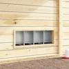 Viščių lizdas, 4 skyriai, montuojamas prie sienos, cinkuotas plienas