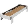 Vištų šėrimo iškas Sidabro 80 x 28 x 13.5 cm Cinkuota plienas