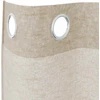Voile Užuolaida 2 pcs Smėlio 140 x 140 cm Poliesteris
