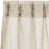 Voile Užuolaida 2 pcs Smėlio 260 x 140 cm Poliesteris