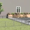 Voljeras šunims, sidabrinės spalvos, 100m², plienas