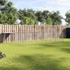 Voljeras šunims, sidabrinės spalvos, 15,73 m², plienas