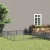 Voljeras šunims, sidabrinės spalvos, 16m², plienas