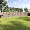 Voljeras šunims, sidabrinės spalvos, 25,41 m², plienas