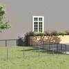 Voljeras šunims, sidabrinės spalvos, 60m², plienas