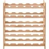 Vyno laikiklis 25 buteliams, 63x25x73cm, riešutmedžio masyvas