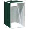 Wheelie Bin saugykla vienai šiukšliadėžei žaliai 72x81x115 cm