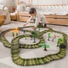 WOOPIE automobilių trasa XXL dinozaurai 240 vnt.