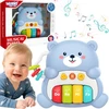 WOOPIE BABY interaktyvus pianinas muzikinis meškiukas
