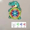 WOOPIE lipnių kamuoliukų taikinio rinkinys 2in1 Dino
