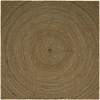 Kilimas Juoda 200 x 200 cm Džiutas