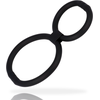 Addicted Toys Adjustable Dual Silicone Rings Flexible Juodas 3.8/5.8cm