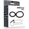 Addicted Toys Adjustable Dual Silicone Rings Flexible Juodas 3.8/5.8cm