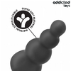 Addicted Toys Silicone Intimate Plug with Ring Model 5 - Juodas, 235 mm