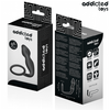 Addicted Toys Silicone Plug with Support Ring Model 2 - Juodas, 197 mm