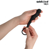 Addicted Toys Silicone Intimate Plug with Ring Model 4 - Juodas, 204 mm