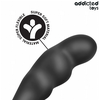 Addicted Toys Silicone Intimate Plug with Ring Model 4 - Juodas, 204 mm