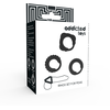 Addicted Toys Set of 3 Juodas Silicone Support Rings - Adjustable Sizes