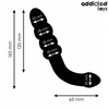Addicted Toys Double-Ended Silicone Massager 16.5cm Juodas - Progressive Shape