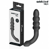 Addicted Toys Double-Ended Silicone Massager 16.5cm Juodas - Progressive Shape