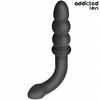 Addicted Toys Double-Ended Silicone Massager 16.5cm Juodas - Progressive Shape