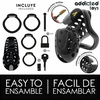 Addicted Toys Locked System Chastity Cage 10.5 cm, Adjustable Rings
