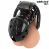 Addicted Toys Locked System Chastity Cage 10.5 cm, Adjustable Rings