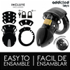 Addicted Toys Locked Secure Chastity System 7.5cm - Adjustable Design
