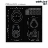 Addicted Toys Locked Secure System - 9 cm Anatomical Chastity Device