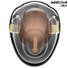 Addicted Toys Locked Addicted Toys Shell Cage Keyless Chastity System 11.5cm Clear Set