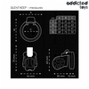 ADDICTED TOYS Locked Silent Keep Chastity System 7.5cm Juodas Set