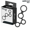 Addicted Toys Multi-Ring Support System with Anatomical Dividers Juodas 201mm