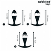 Addicted Toys Silicone Set - 3-Piece Progressive Anal Plug Kit Model 2