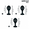 Addicted Toys Silicone Plug Set 3 Sizes with Decorative Gem Base