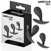 Addicted Toys Silicone Intimate Plug Set Model 3 - 3 Sizes, Hypoallergenic