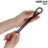 Addicted Toys Silicone Adjustable Ring - Single Loop, 19.5 cm, Juodas