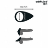 Addicted Toys Teardrop-Shaped Intimate Support Ring - Flexible Silicone, 50mm